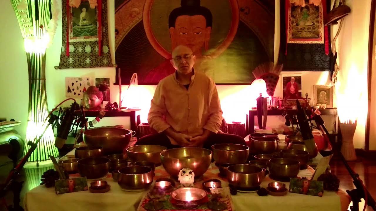 Pratica del mattino con le campane tibetane