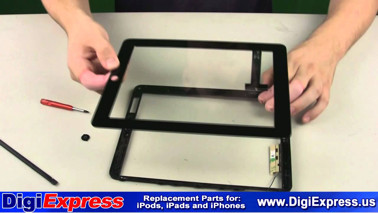 iPad Glass Digitizer Panel Installation