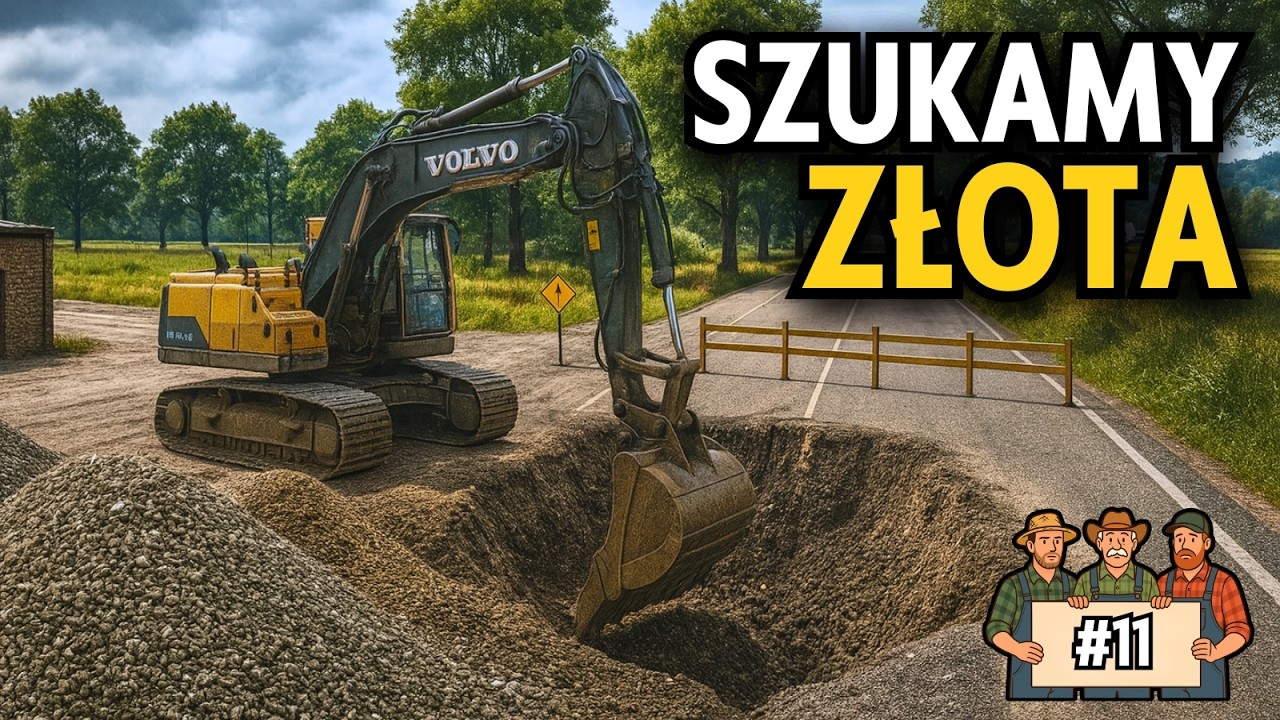 JAK KOPAĆ ZŁOTO W FARMING SIMULATOR 25? 🔥 IMPERIUM NA PŁASKIEJ MAPIE #11