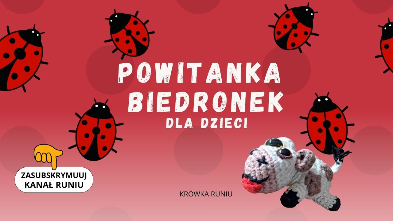 🐞🎶 POWITANKA  BIEDRONEK! ☀️ Wesoły start dnia w przedszkolu i żłobku! 🎶🐞