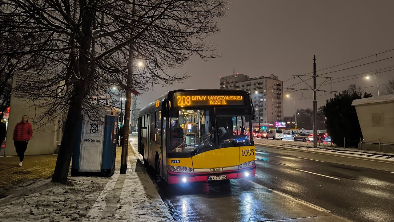 Solaris Urbino 10 III #1055 [🚍208] MZA Warszawa
