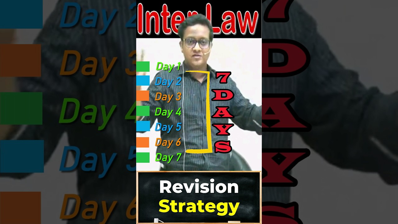 Revision Strategy 📝