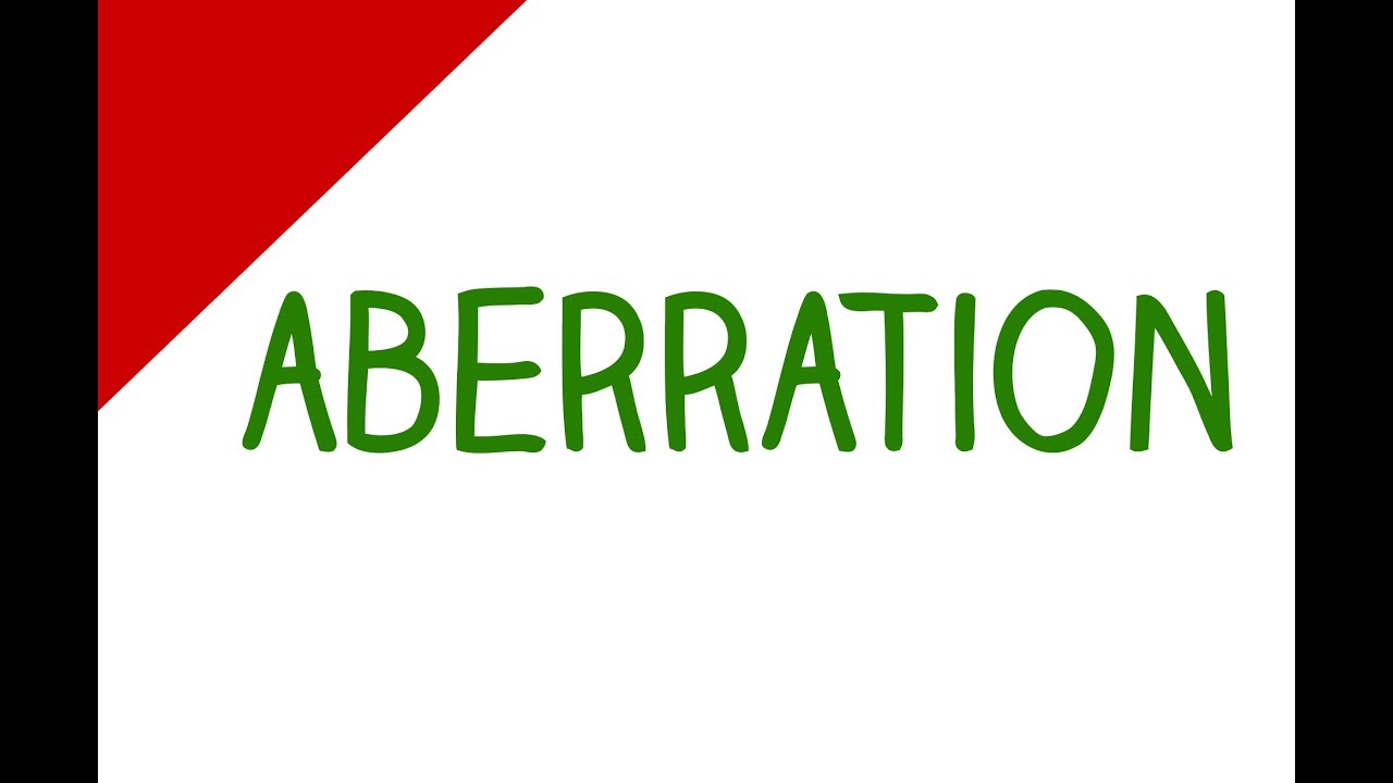 Learn English Words - Aberration (Vocabulary Video)
