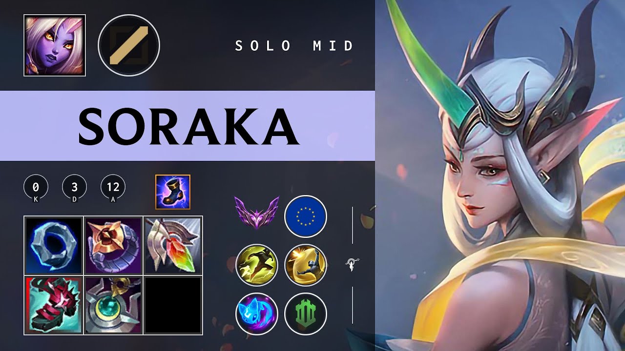 Soraka Mid vs Mel - EUW Master Patch 26.02