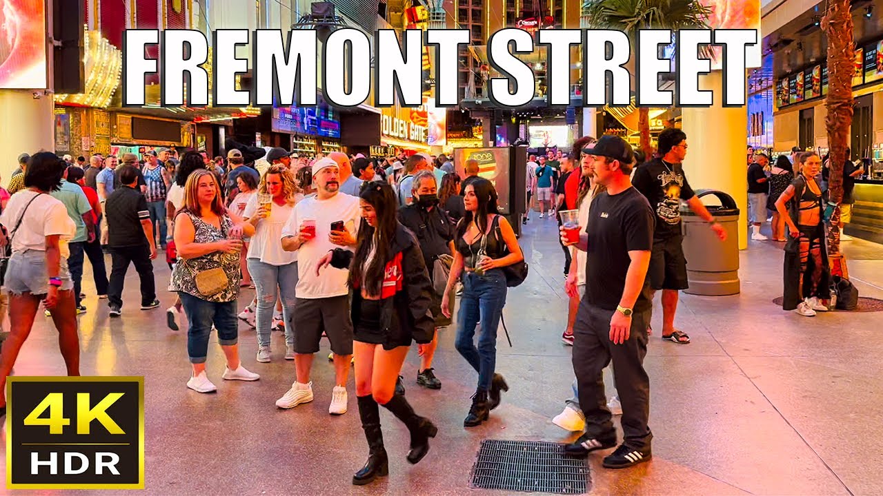 Fremont Street Las Vegas Friday Night Walk - September 2023