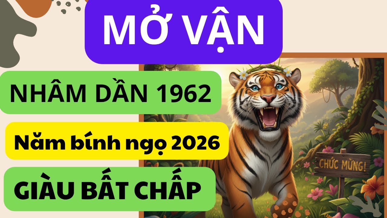 MỞ VẬN NHÂM DẦN 1962 NĂM BÍNH NGỌ 2026 GIA TIÊN PHÙ HỘ CÔNG DANH SỰ NGHIỆP THĂNG TIẾN