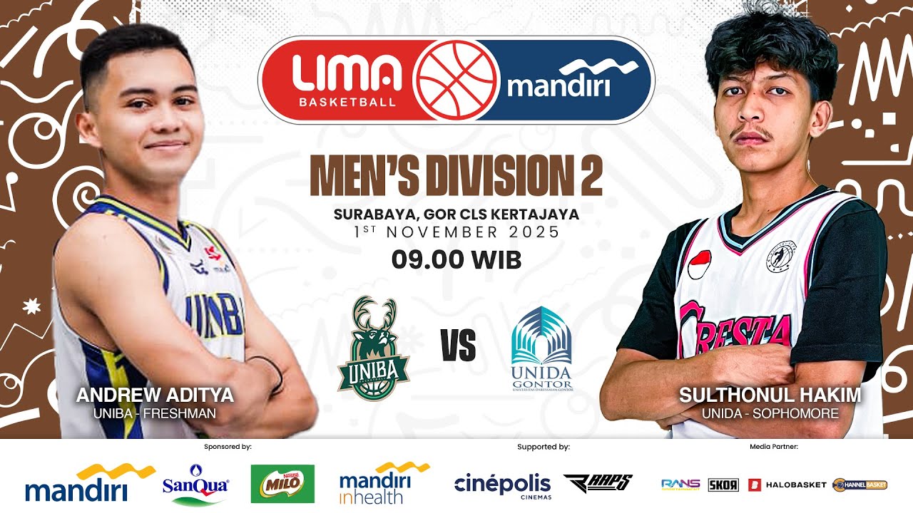 UNIBA vs UNIDA | Men's Division 2 | Surabaya I Nov 1