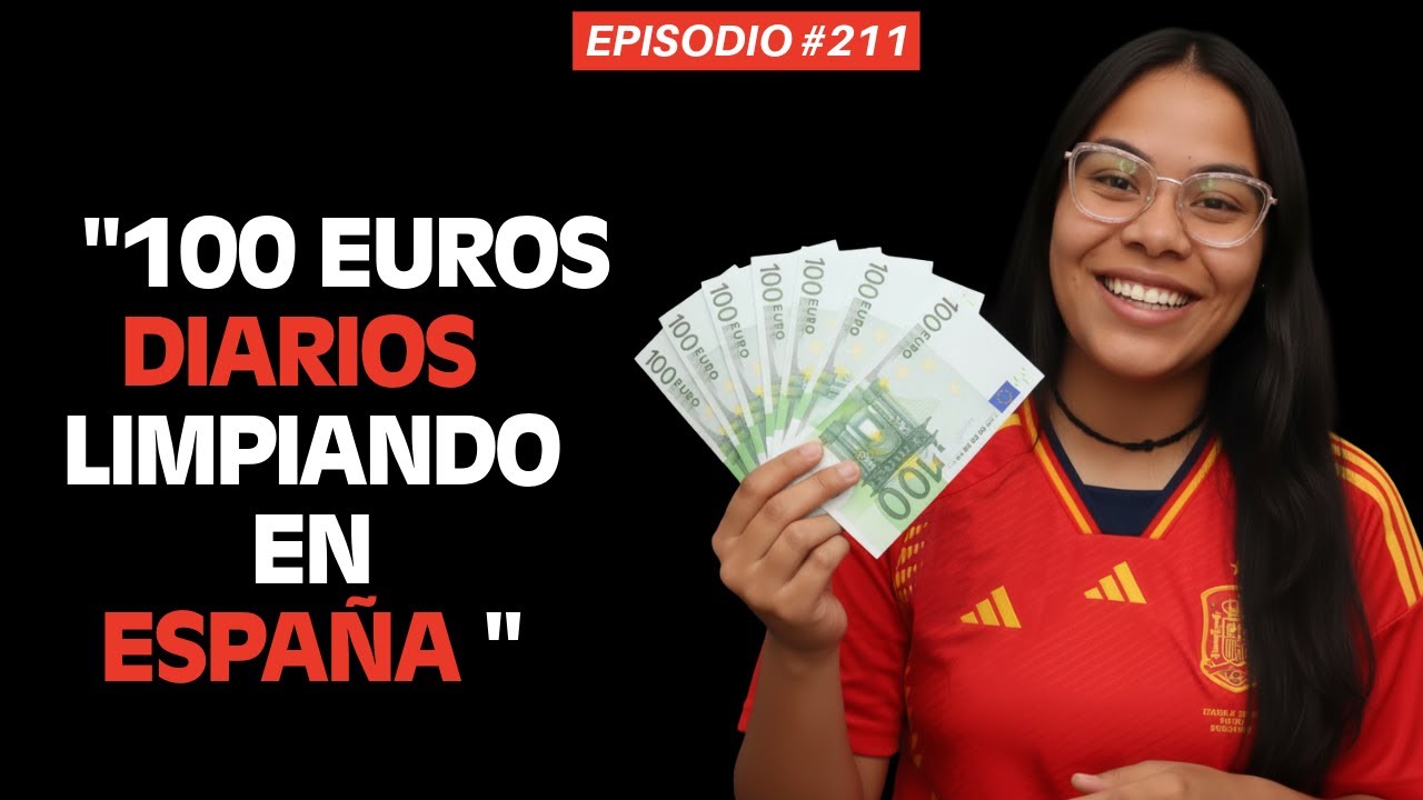 COLOMBIANA en ESPAÑA 🇪🇸 💰 100 € diarios limpiando por HORAS 🧹 | EntrevistAndre #211