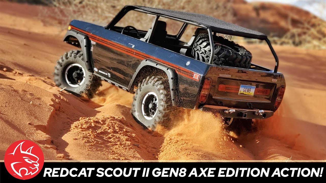 Start Your RC Expedition Here! Redcat International® Scout II Gen8 AXE Edition Off-Road Truck Action