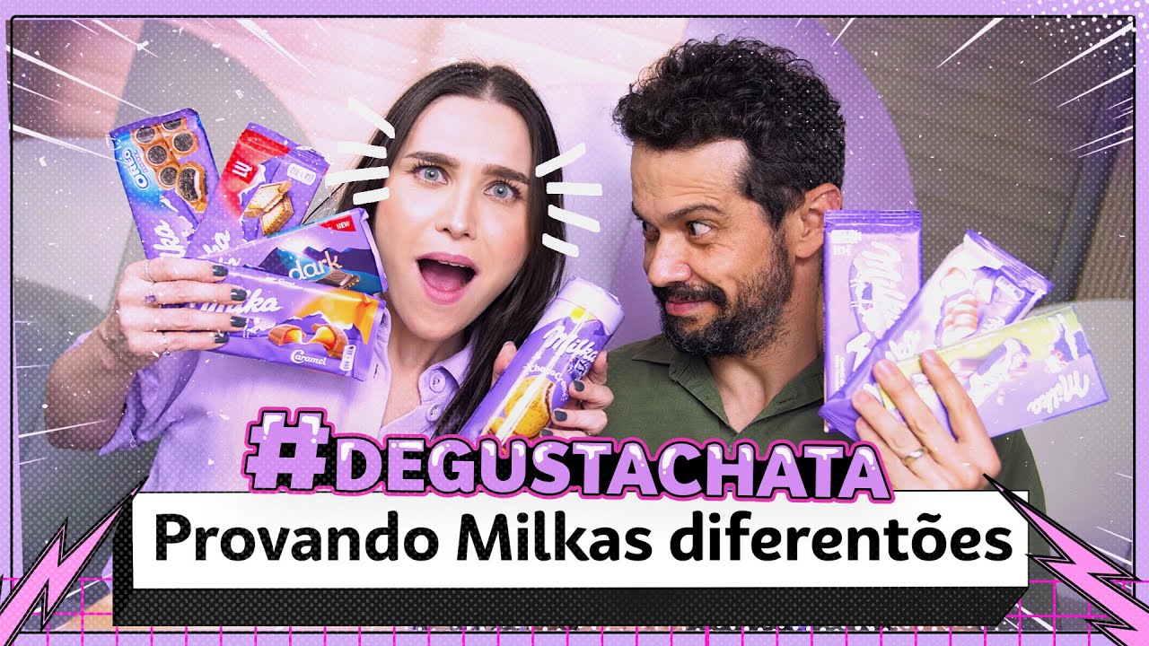 PROVANDO SABORES DE CHOCOLATE MILKA! #DEGUSTACHATA | Lu Ferreira