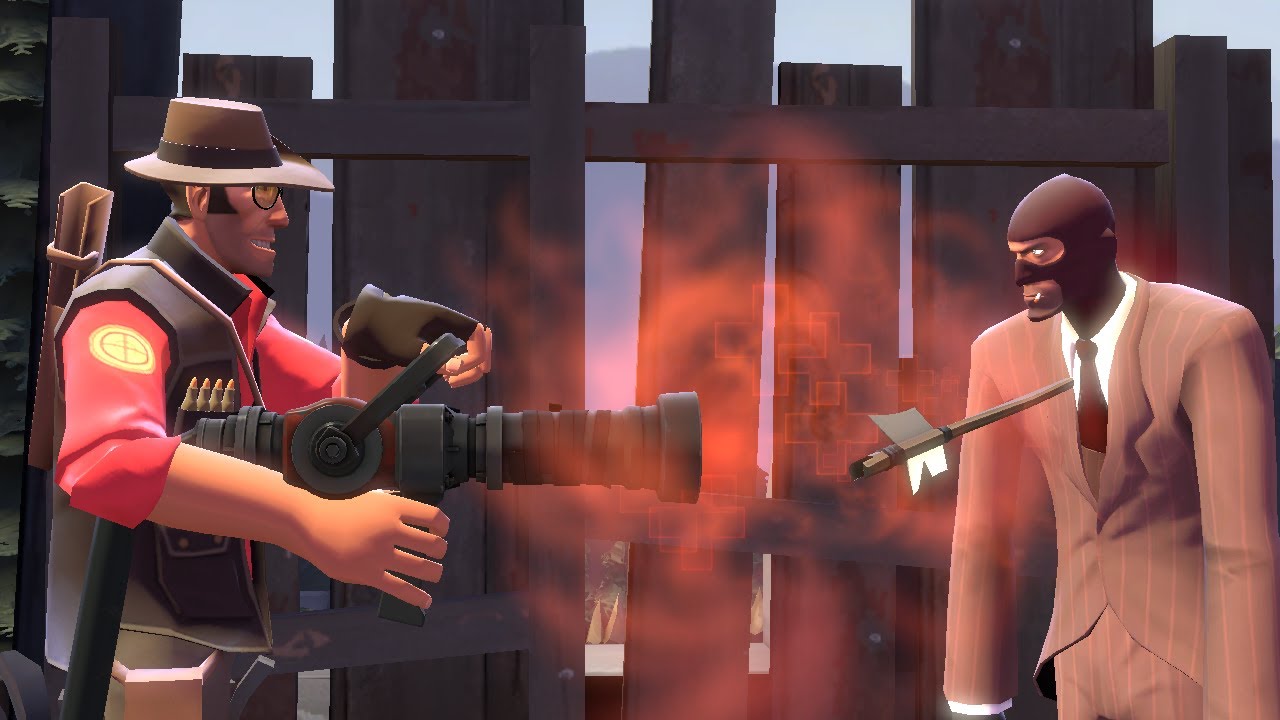 Sniper shoots spy [15.ai SFM]
