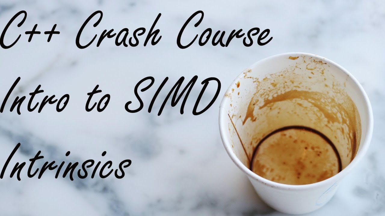 Ускоренный курс C++: Введение во встроенные функции SIMD