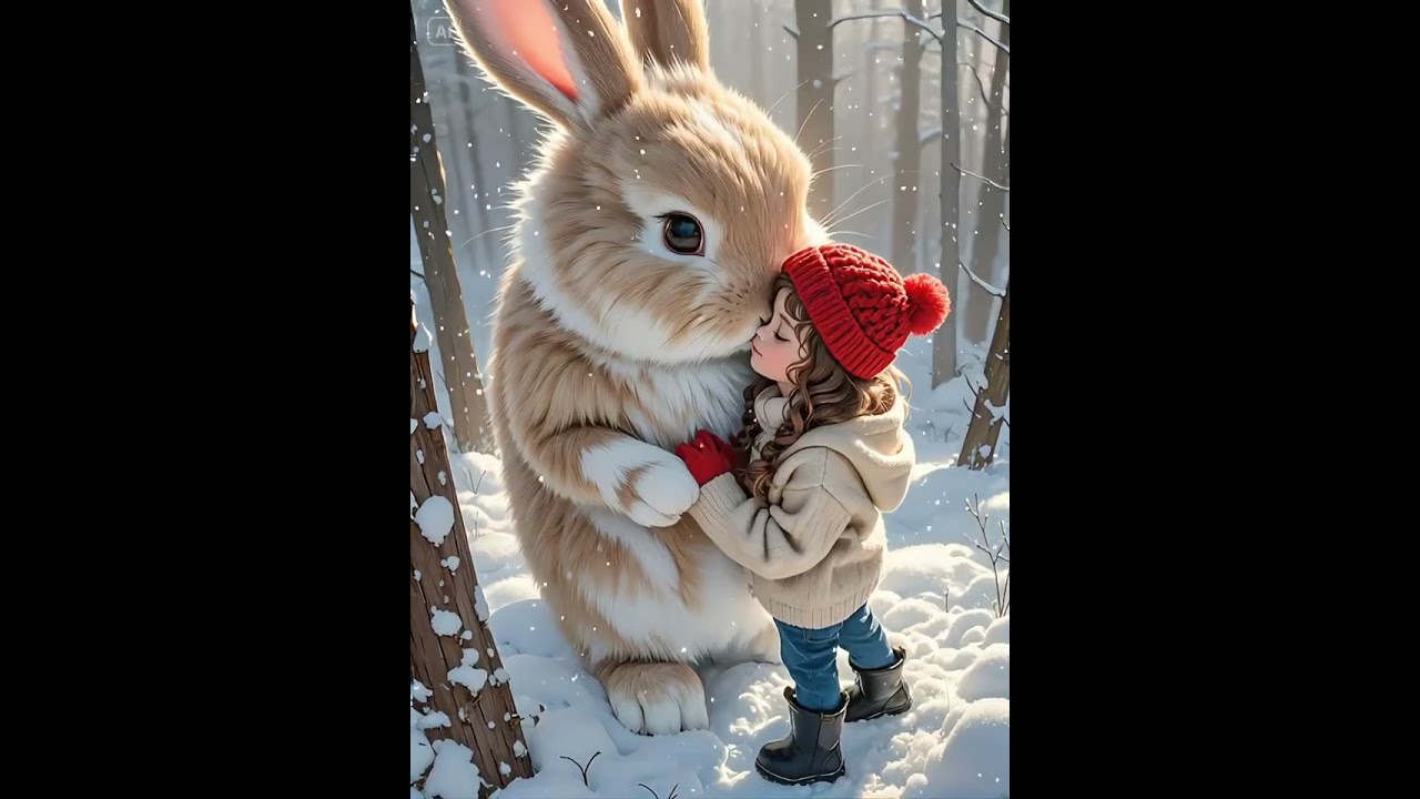 Happy moments in winter🐰