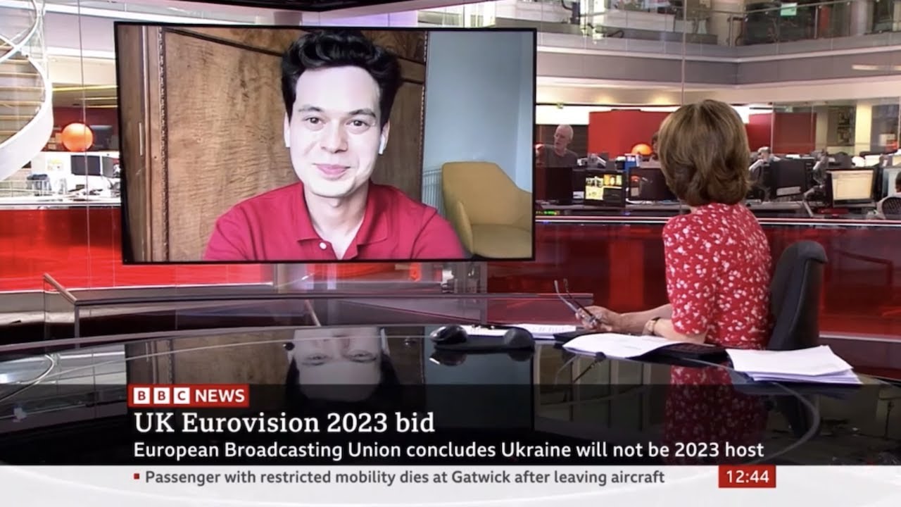 🇬🇧 UK could host Eurovision 2023 | BBC News Channel (REACTION)