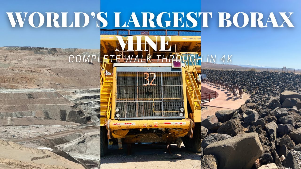 World's Largest Borax Mine in California Complete Tour // California's Largest Open-pit Mine