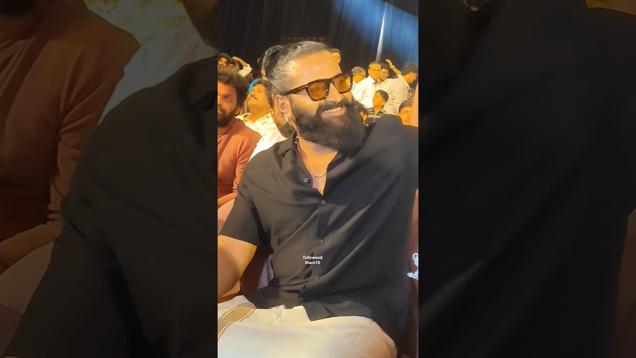 Rishab Shetty 🔥 At Kantara Chapter 1 Pre Release 