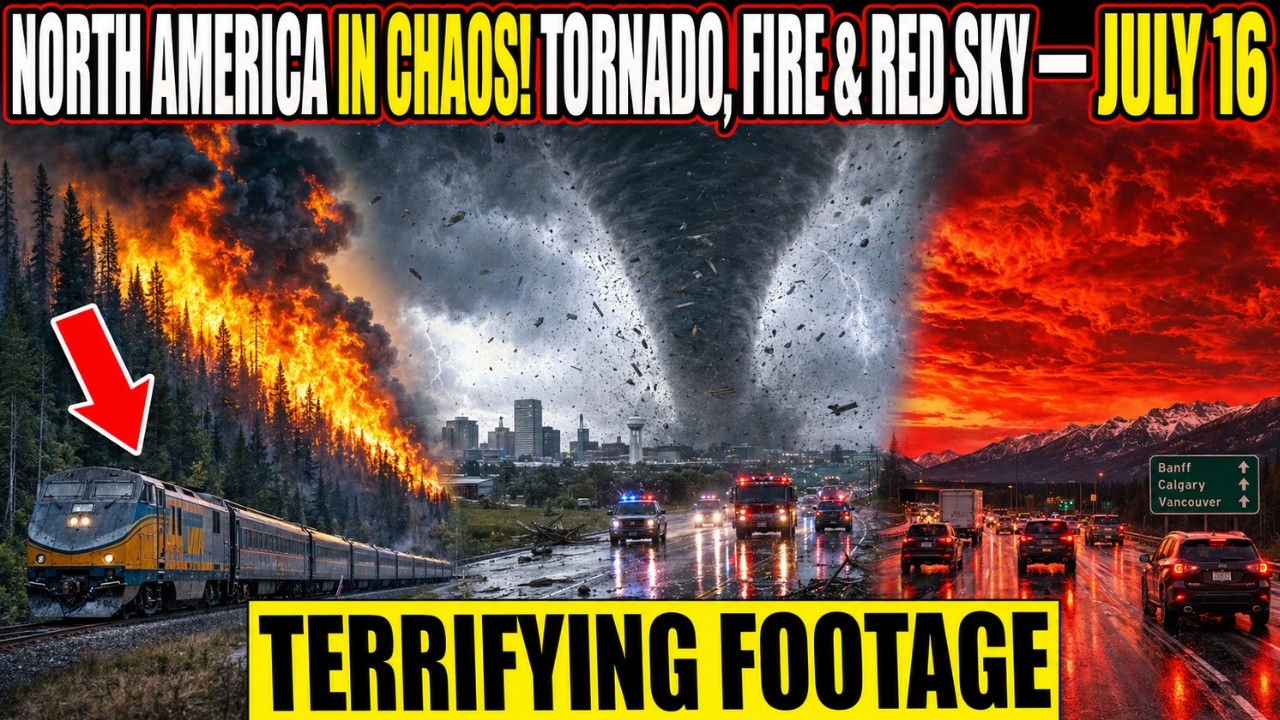 NEWS TODAY: JULY 16, 2026 &mdash; TRAIN TRAPPED IN FIRE! Volcano Erupts, Sochi Flooded