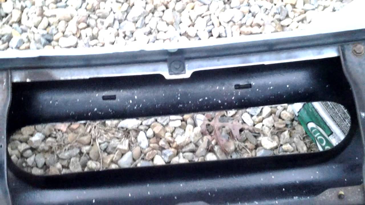 How to install a lower billet  grille part 1