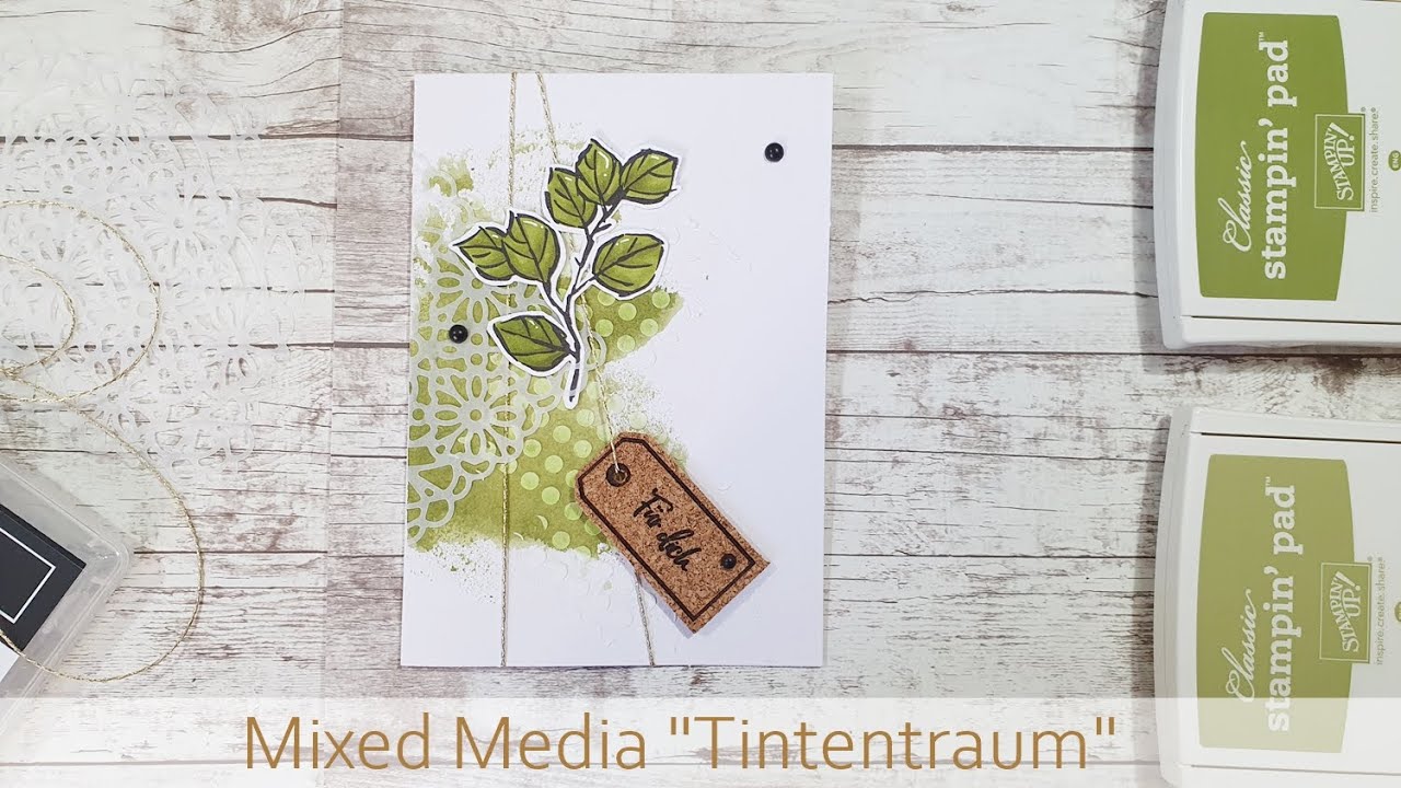Inspirationsidee #3 │Mixed Media│Tintentraum│einfach_anna│Stampin' UP!