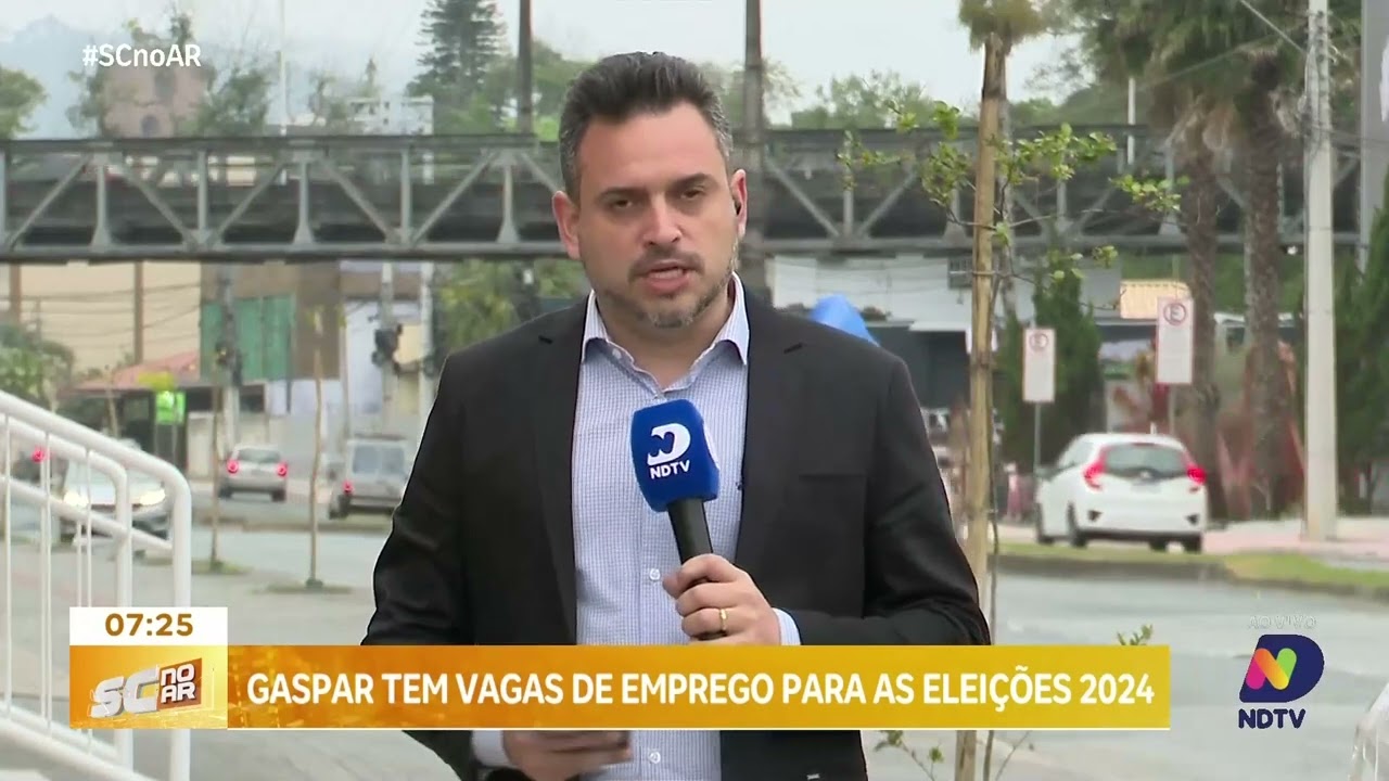 Gaspar oferece vagas de emprego para as elei&ccedil;&otilde;es 2024: confira as oportunidades