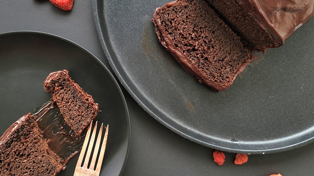 Super Moist Chocolate Yogurt Loaf Cake | No Talking