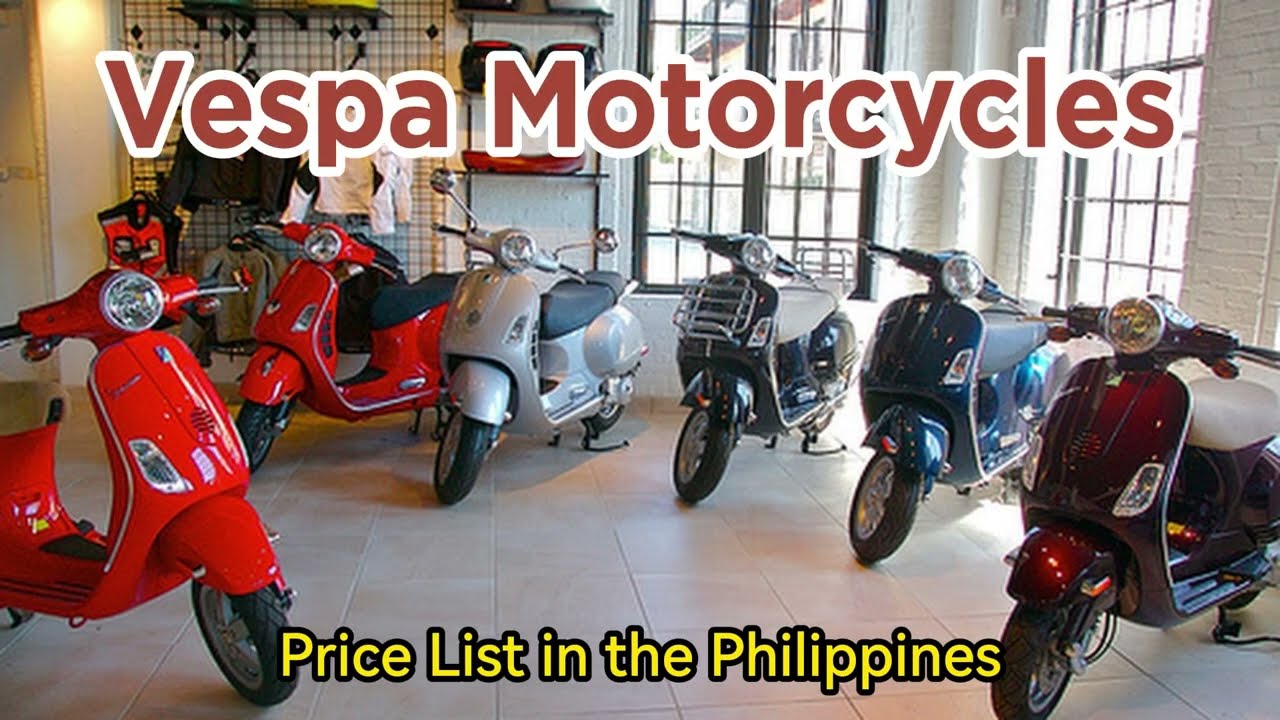 Discover the Latest Vespa Motorcycle Models and Price List in the Philippines! 🏍️🇵🇭