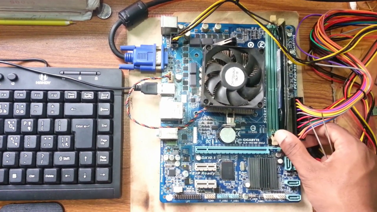 Restart Problems Gigabyte GA H61m DS2 Bios Update By Tanvir Computer & Scientist