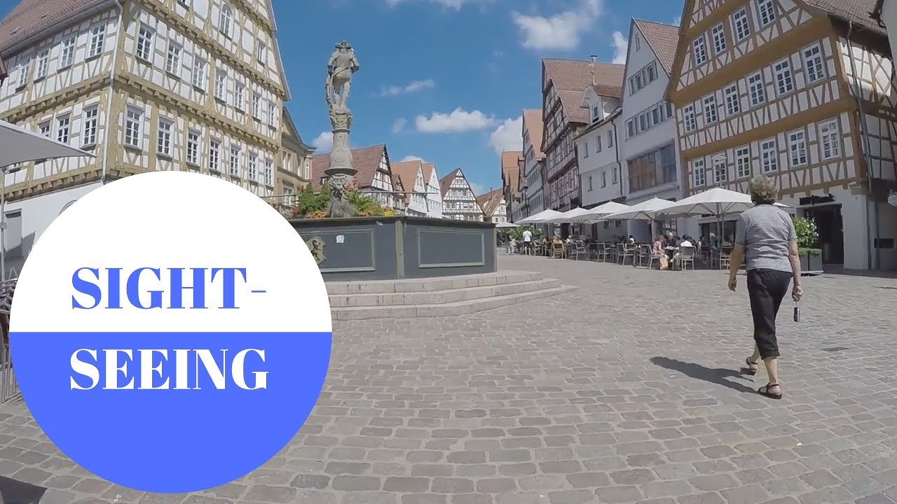 Sightseeing in Leonberg in GERMANY