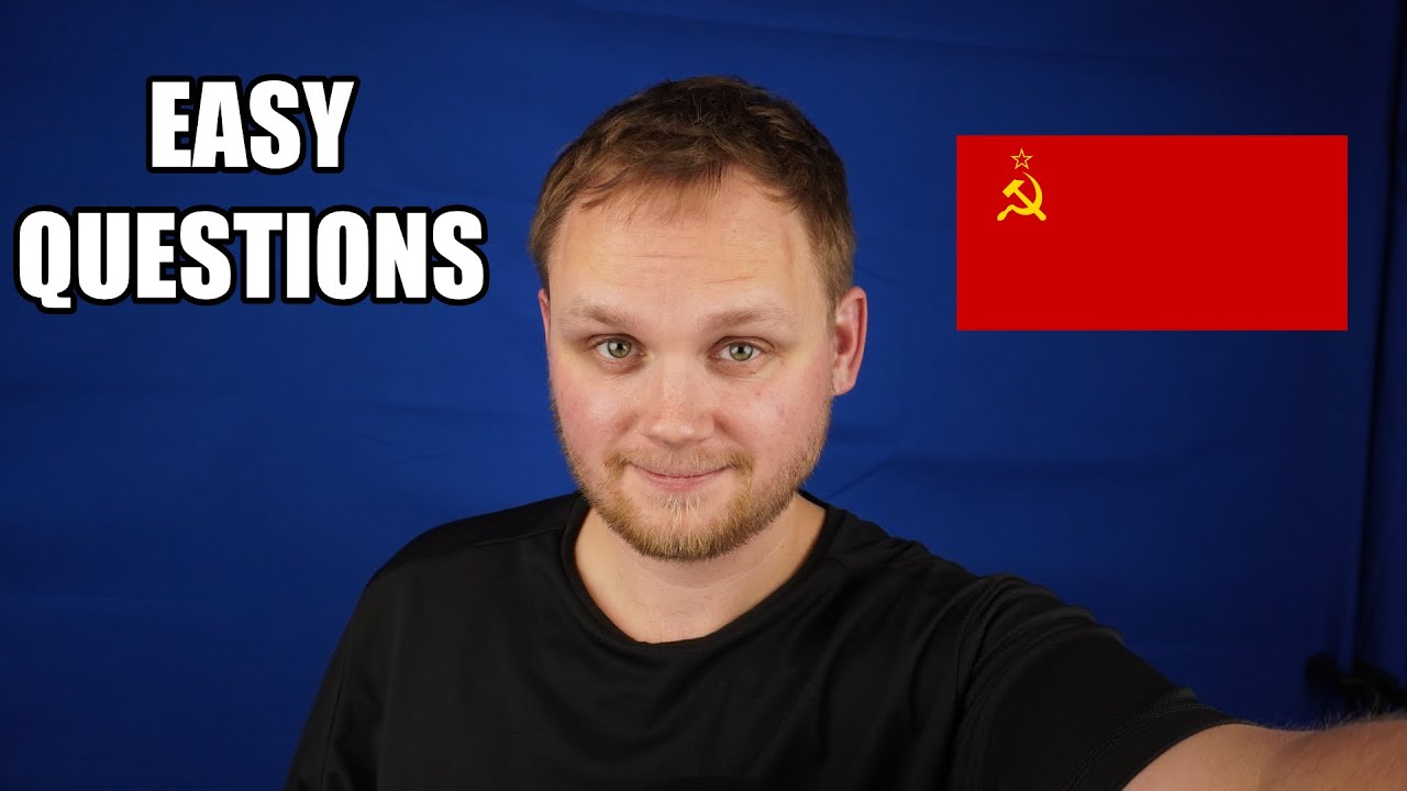 ASMR | If You Fail This Quiz - Measure Your IQ (Soviet Union)