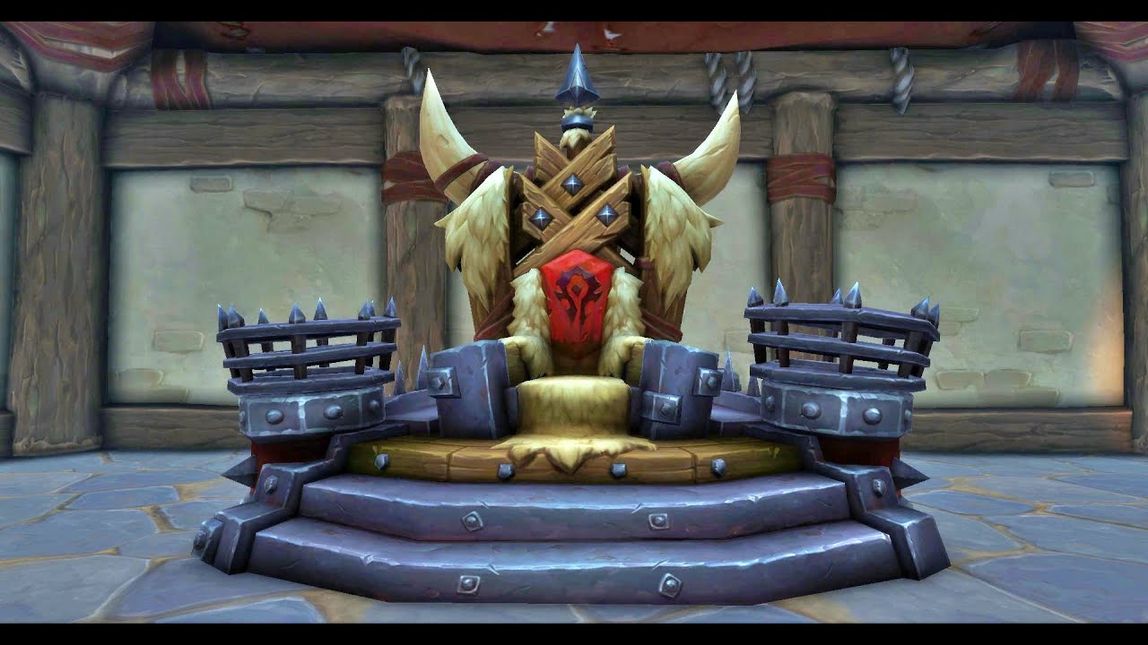WoW Housing Decor - Horde Warlord’s Throne - SoO NO SKIP