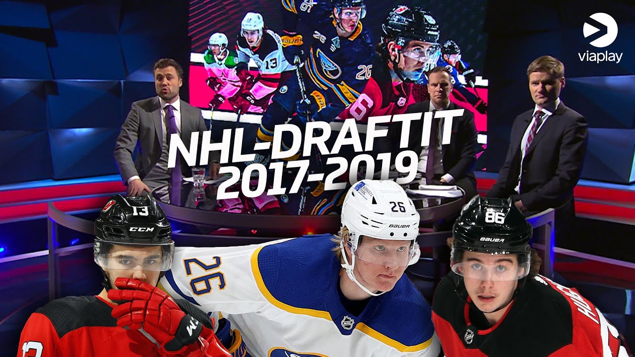 NHL-draftit 2017-2019 puntarissa | Täysosumia ja hutilaukauksia