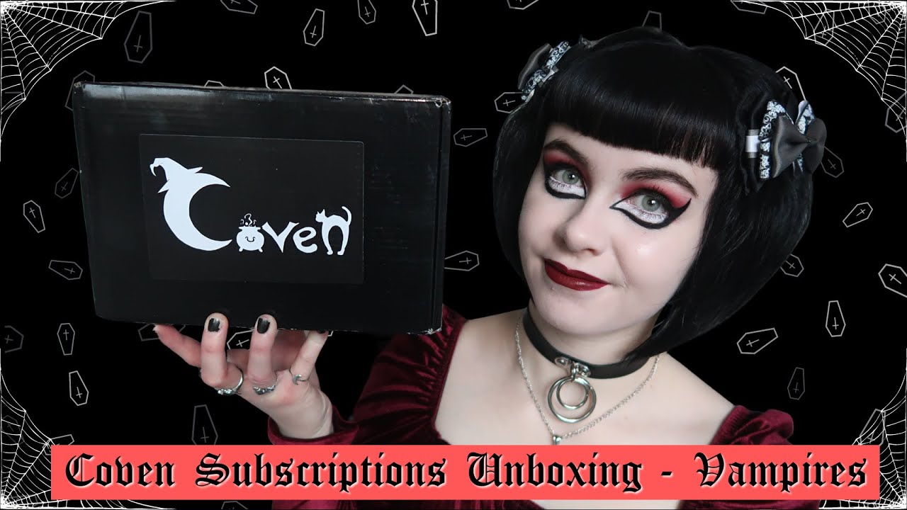 COVEN SUBSCRIPTIONS UNBOXING | VAMPIRE THEME | GOTHIC MYSTERY BOX | FEBRUARYS BOX