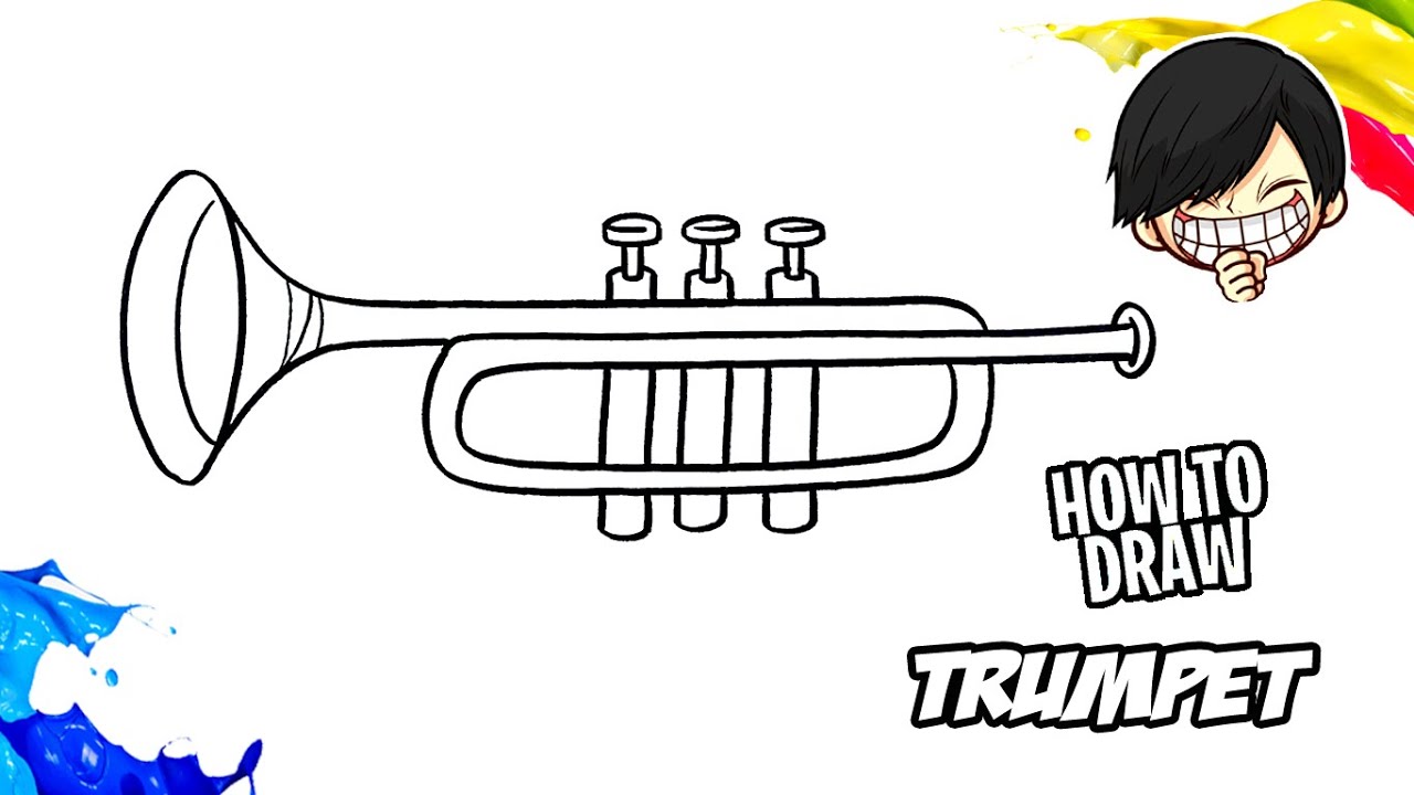 How to draw Trumpet