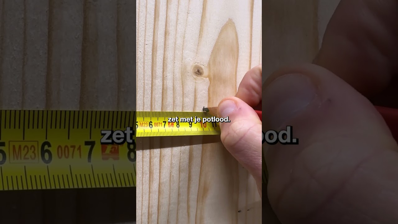 Ken jij deze handige functie op de rolmaat? #bouwmaat #rolmaat #klussen #klustips