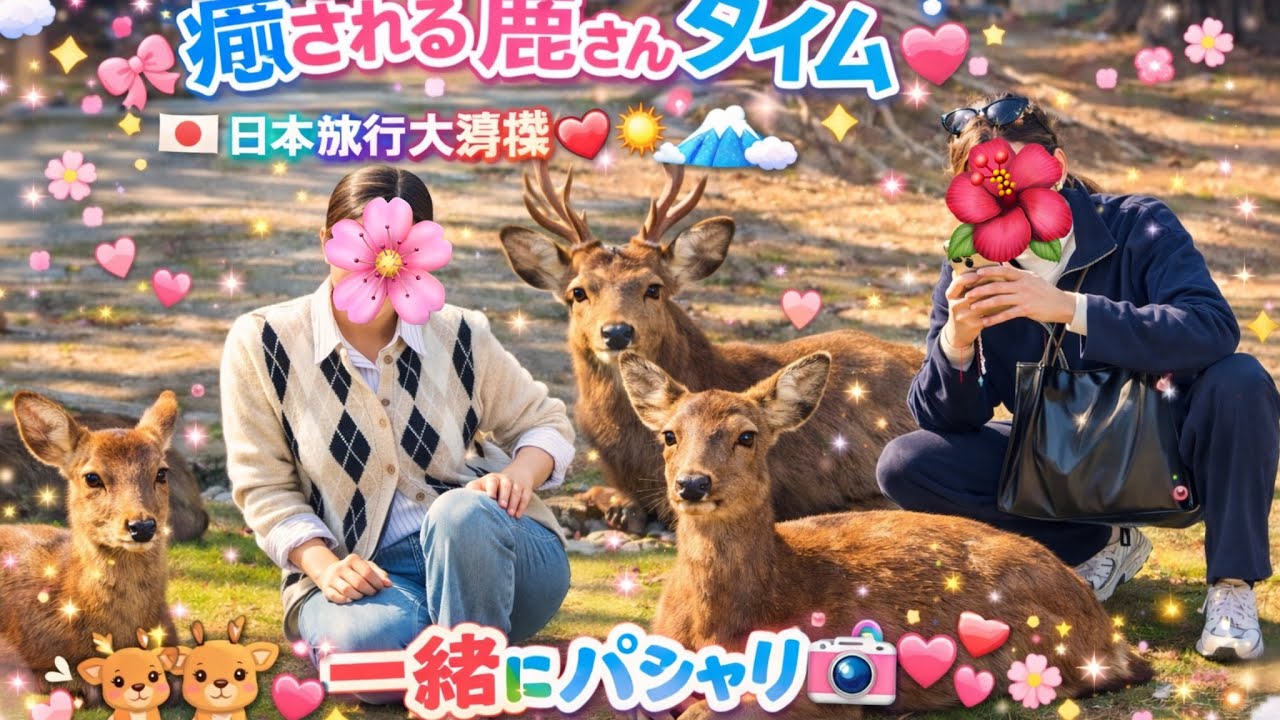 なんなのこの公園は.. 奈良公園に衝撃を受けた外 国人観光客🦌💕 日本最高すぎる!! 奈良公園を満喫する外国人観光客の反応🌿👌