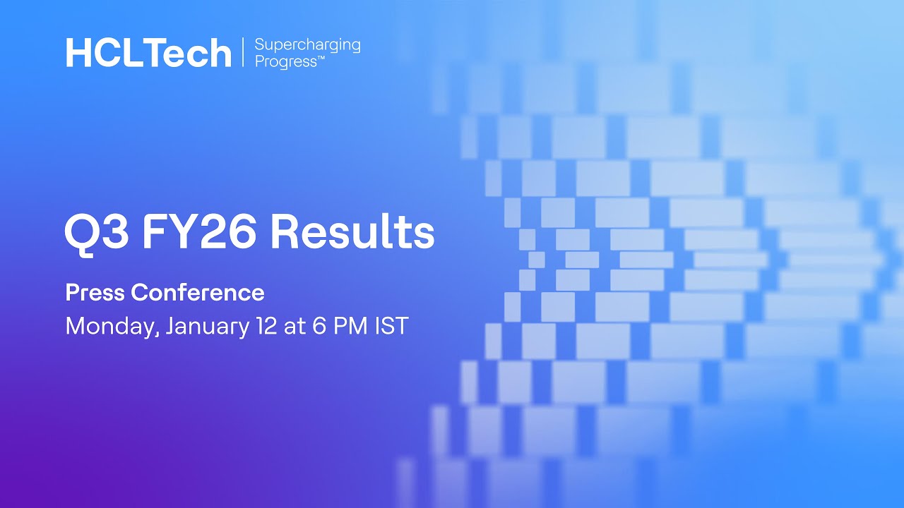 HCLTech Q3 FY26 Results Press Conference | #HCLTechQ3