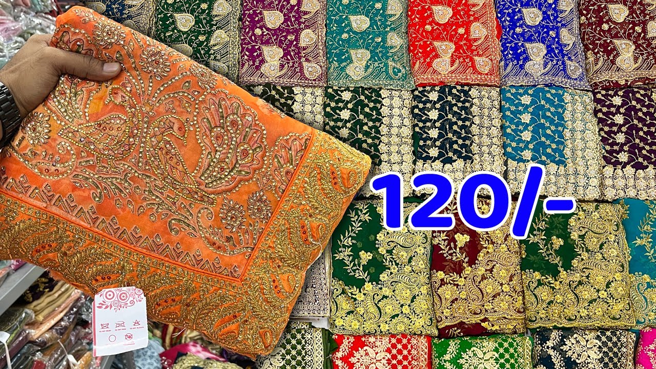 1000 वाली साड़ी फैक्ट्री से, साड़ी 120😍 से | Surat saree wholesale market | saree manufacturer
