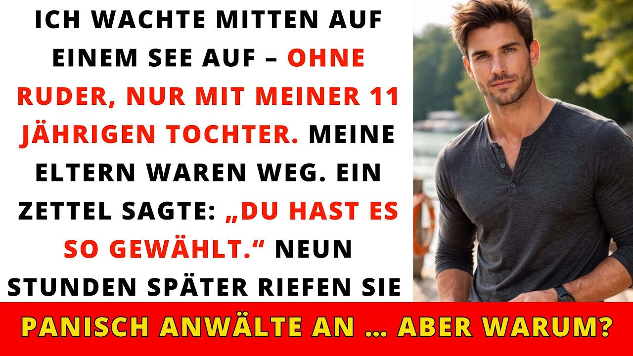 Meine Familie ließ uns mitten auf dem See zurück – sie dachten, wir würden nie zurückkommen, aber…