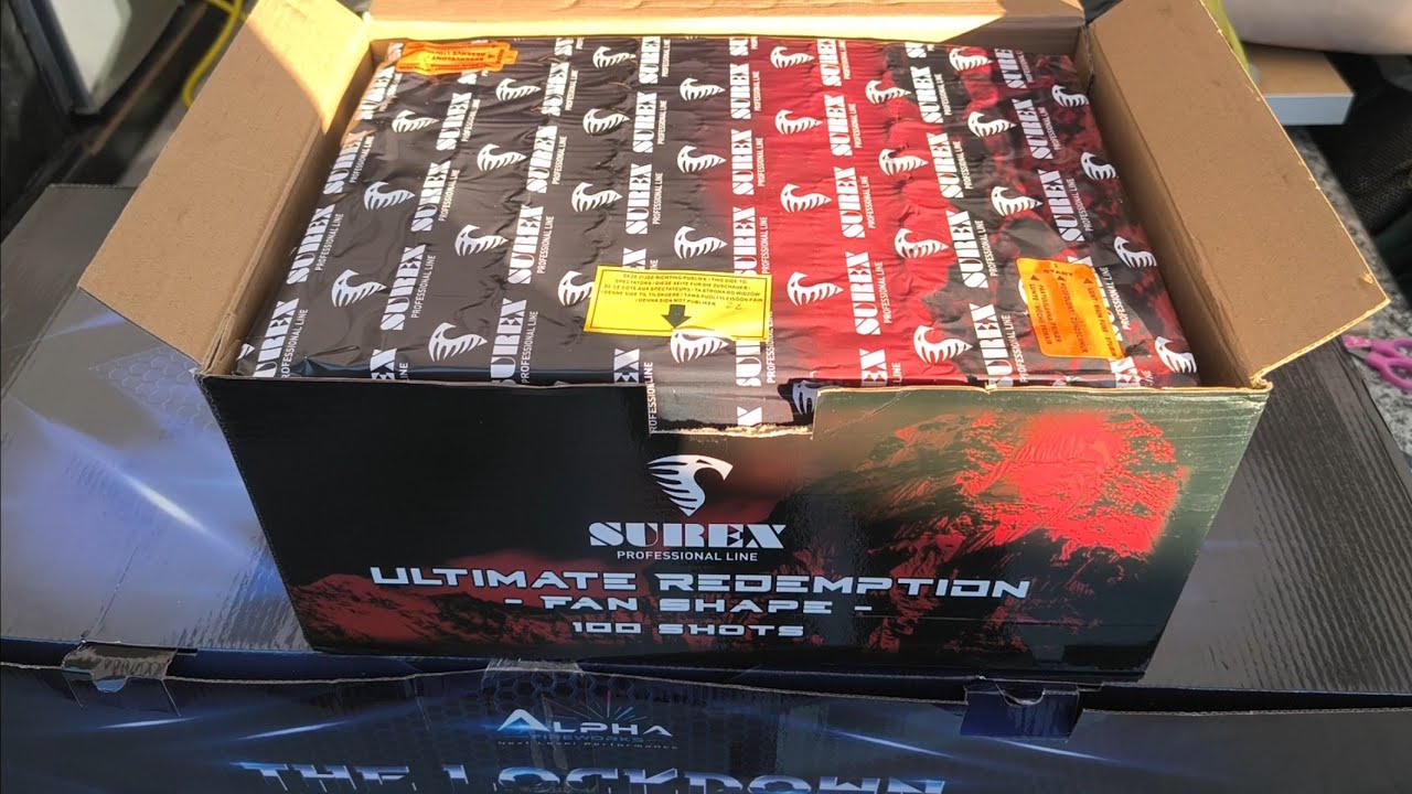 SUREX ULTIMATE REDEMPTION 100 SHOTS SALUTE BLOCK LAUNCH #фейерверк #запуск