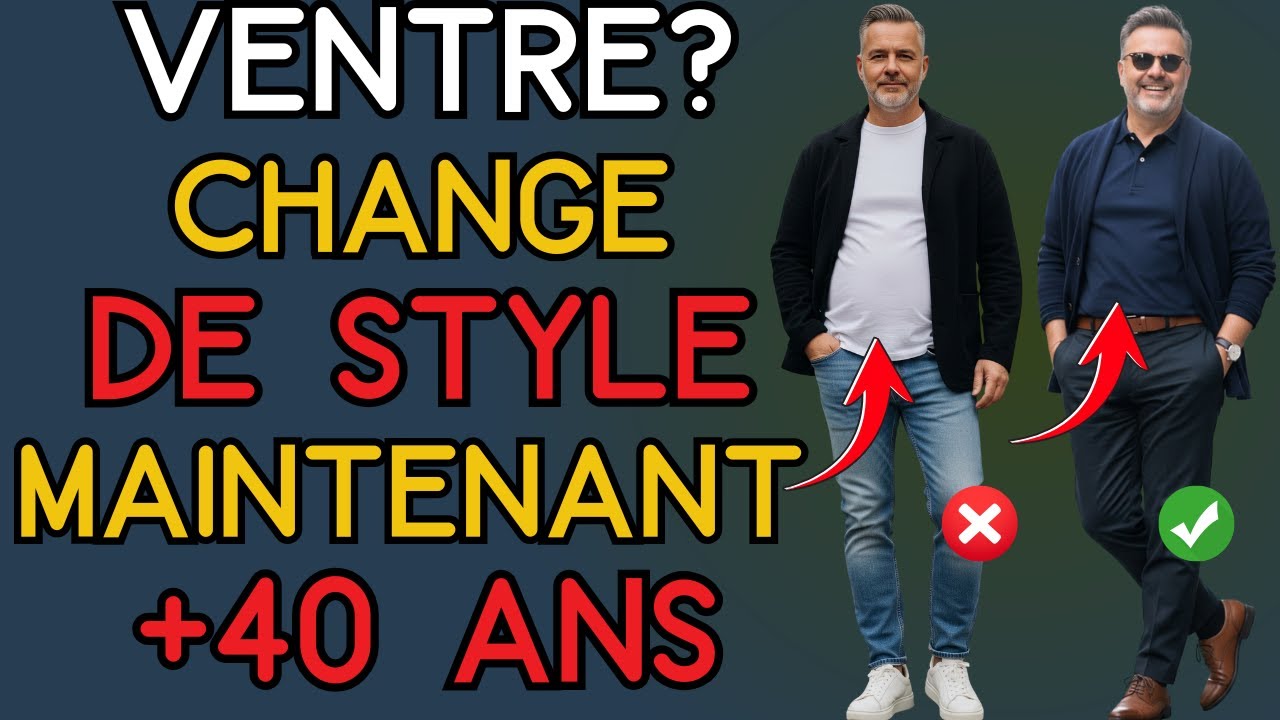 Comment s’habiller quand on a du ventre – 3 règles qui fonctionnent à tous les coups |Mode Homme 40+