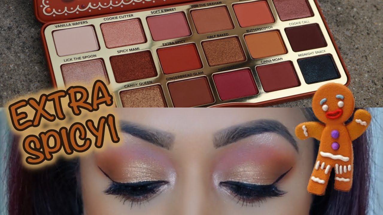 REVIEW: Too Faced Gingerbread Extra Spicy Eyeshadow Palette