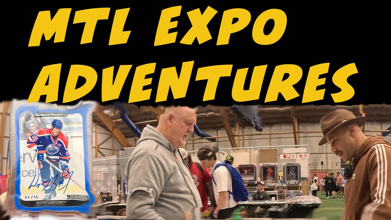 The Loud Collector охотится за редчайшими хоккейными карточками на выставке Montreal Sport Card Expo