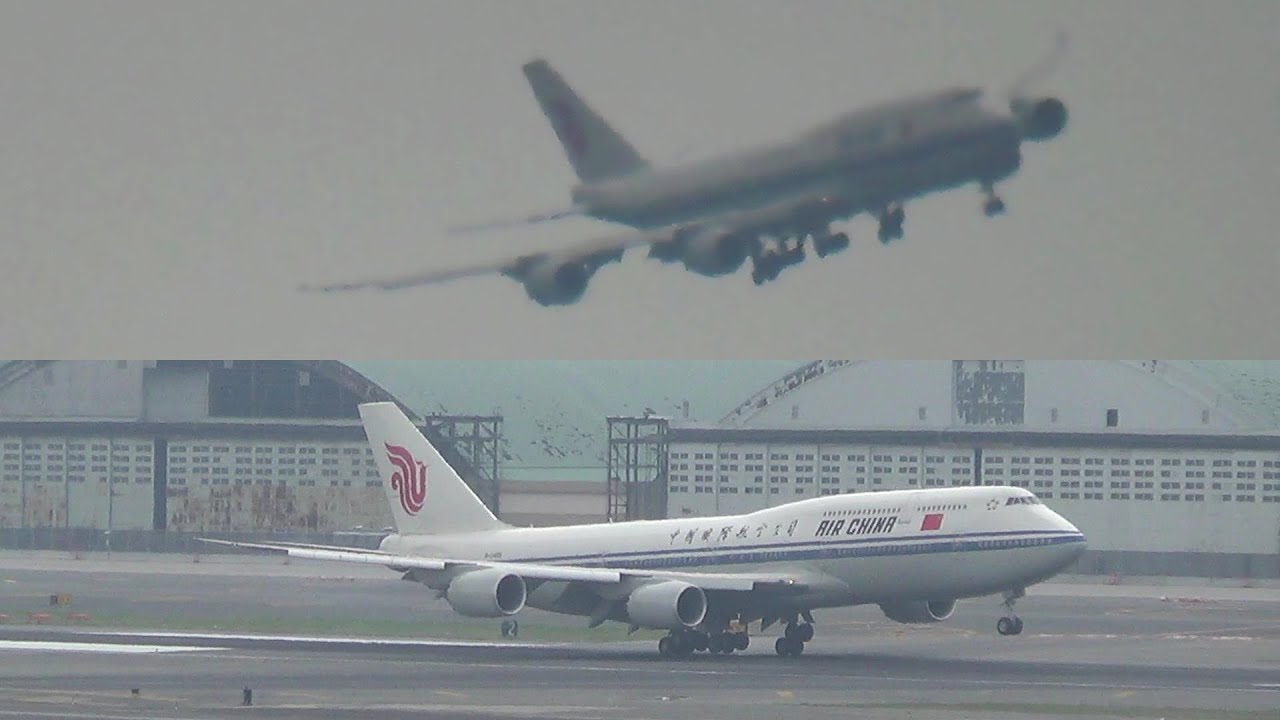 VOR 13L - Air China Boeing 747-8i Landing at John F. Kennedy Int'l Airport (Full HD)