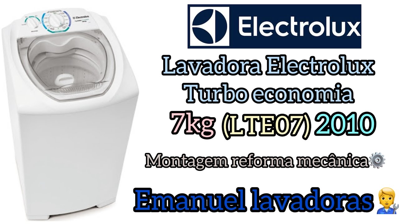 Montagem, Lavadora Electrolux turbo economia 7kg (LTE07) 2010