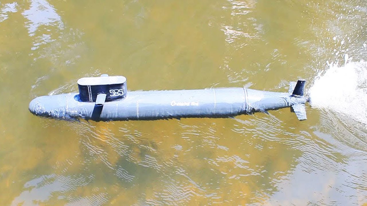 How To Make Self Balancing RC Submarine - From PVC  Pipe- Amazing DIY Projects
