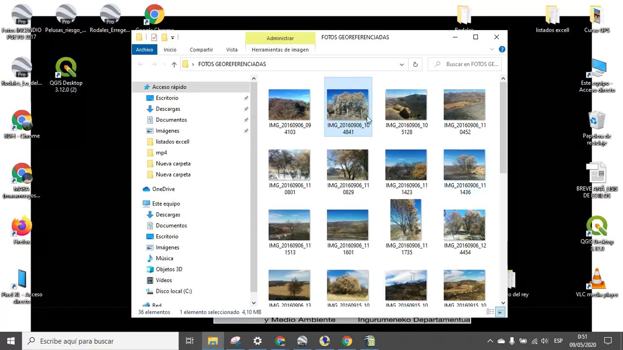 Creación de KMZ con fotos georeferenciadas