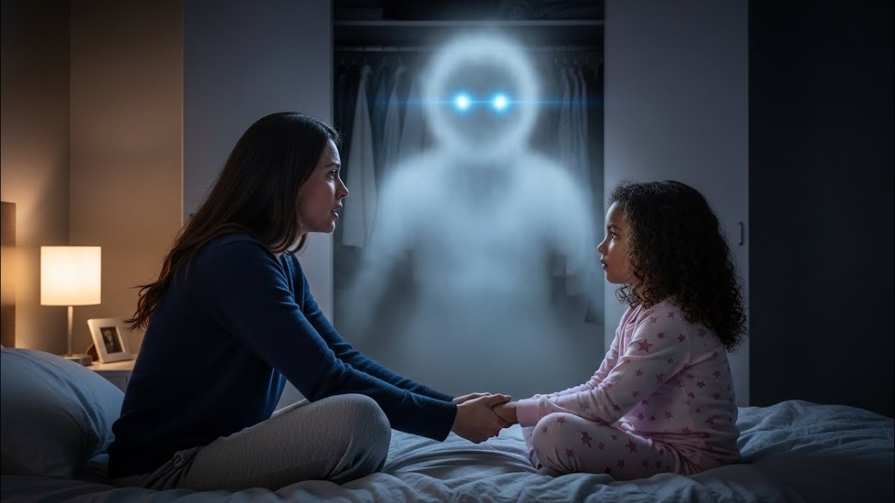 My Daughter at Night 2:17 AM Talks to Someone in the Closet
