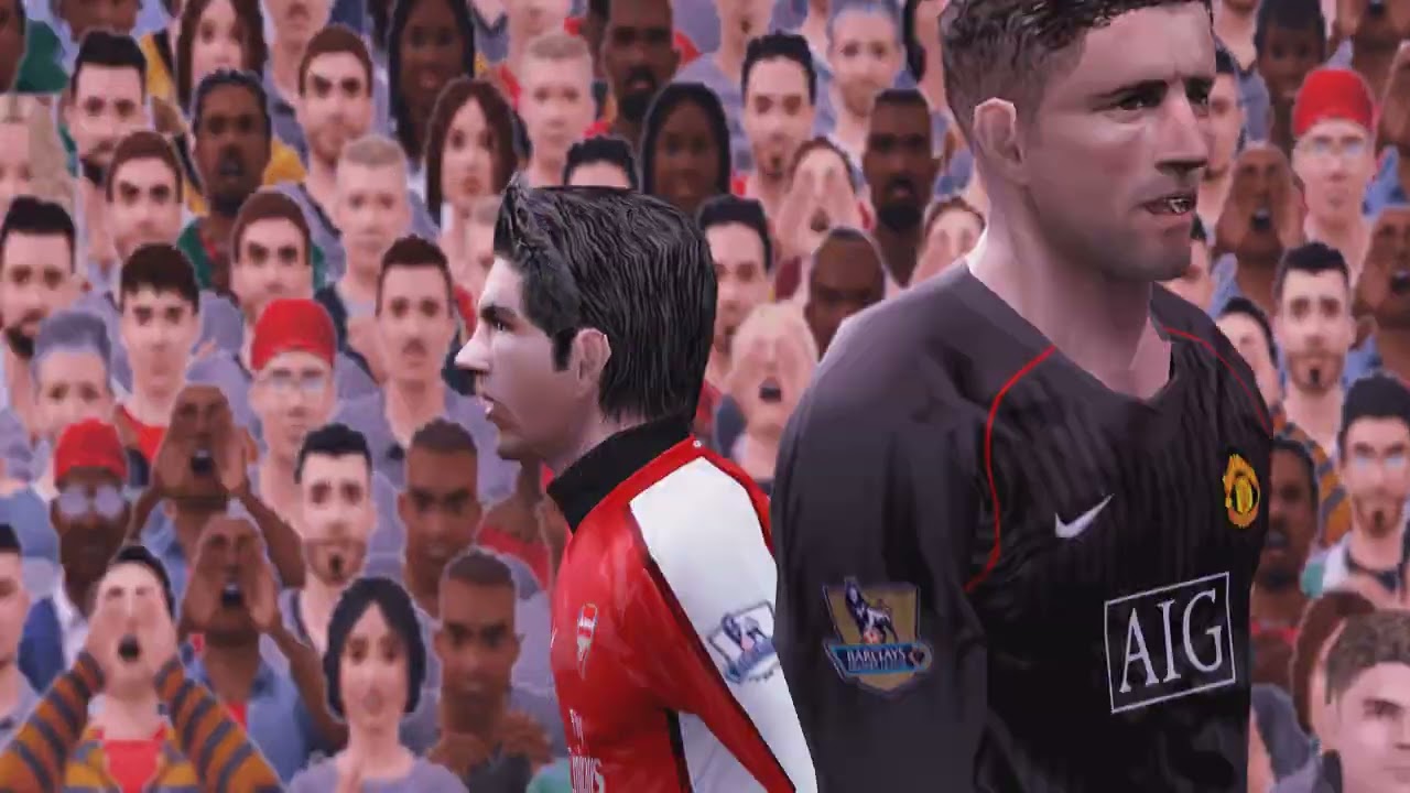 Arsenal vs Manchester United [ PES 6 Master League #906 ]