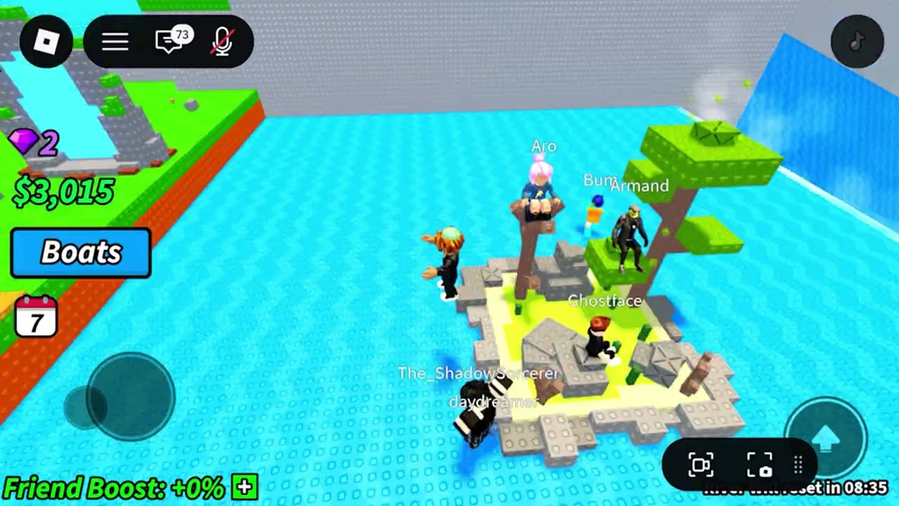 Playing boat games 