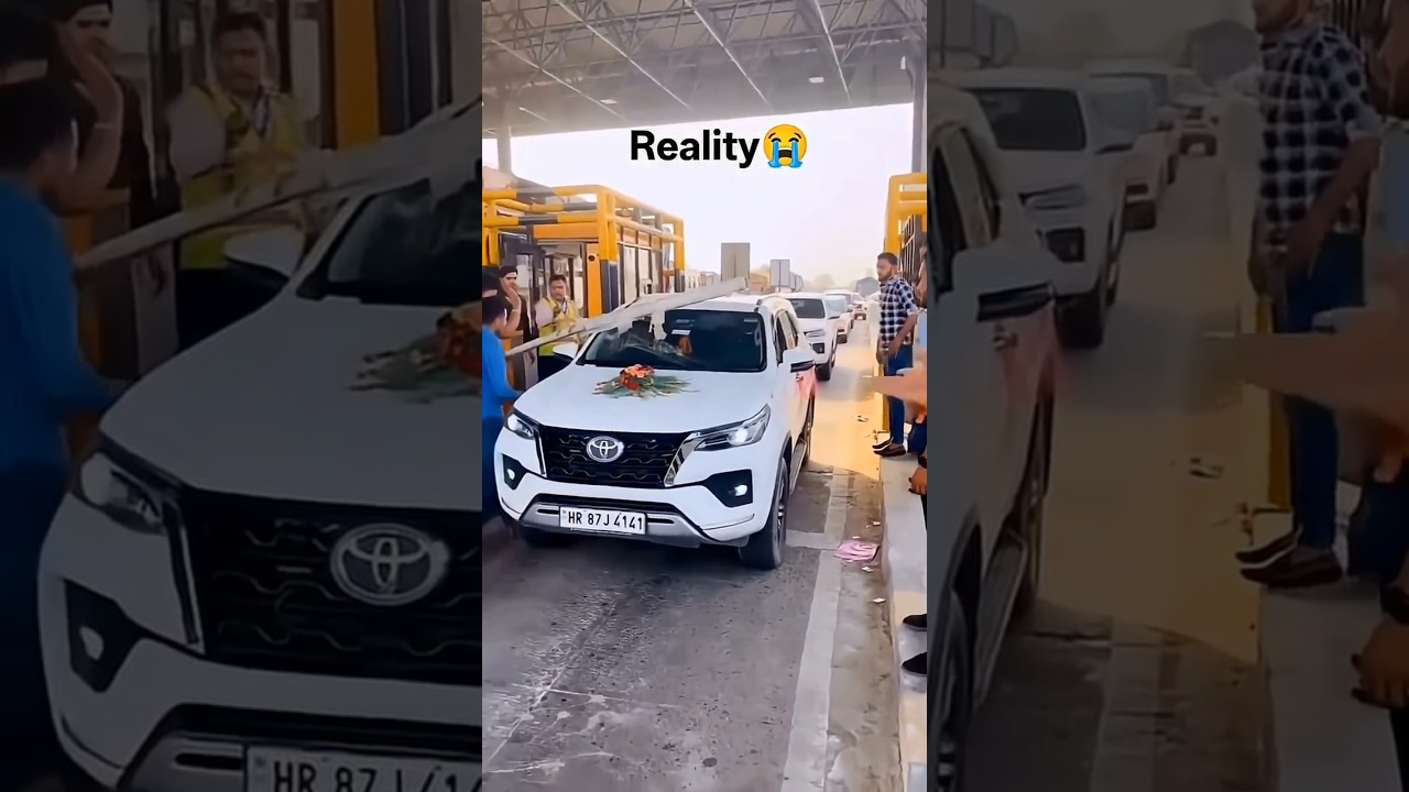 toll plaza cross My car fortuner Realitys #viralvideo #trending #shorts #fortuner #reality